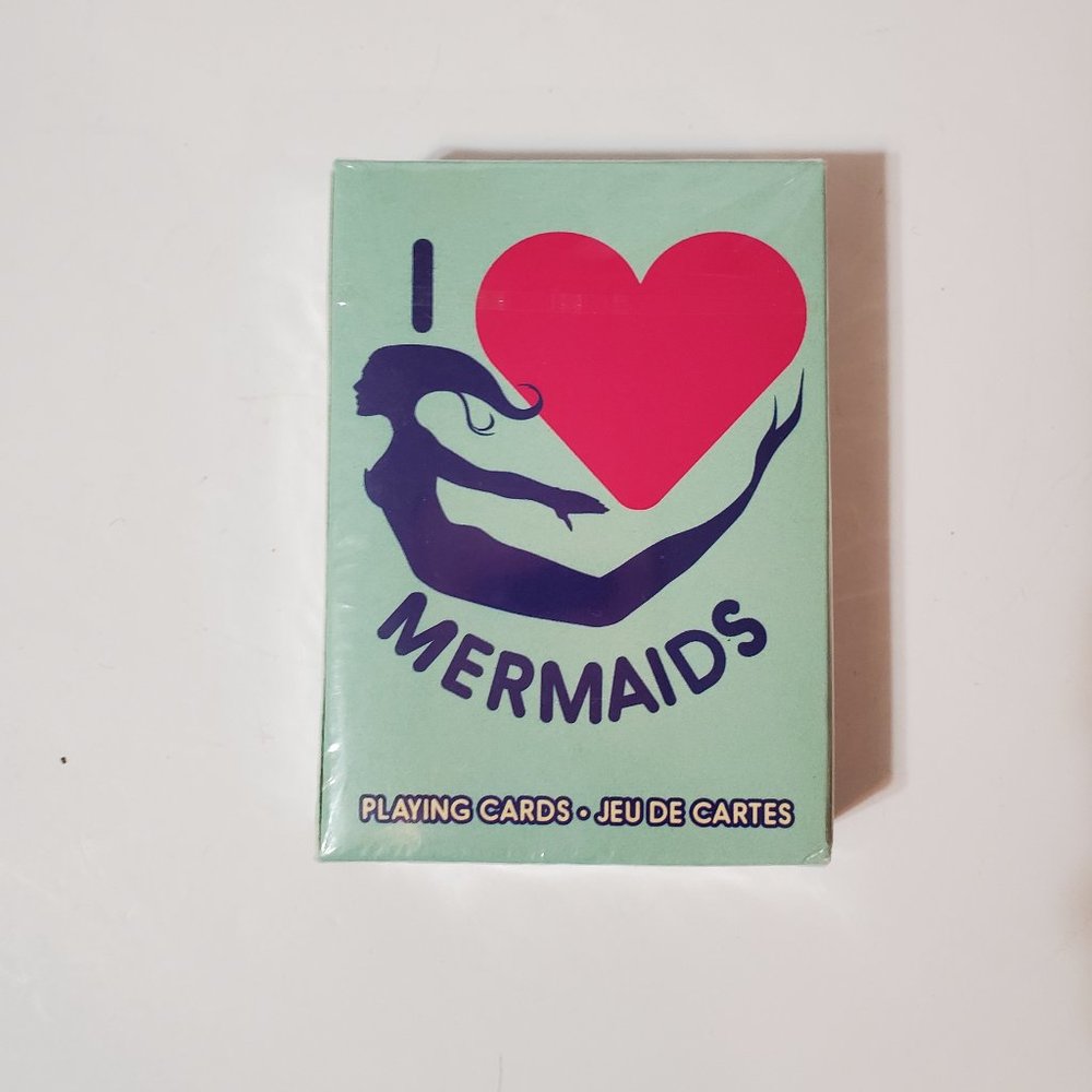 - New playing Cards "I love Mermaids" New sealed
